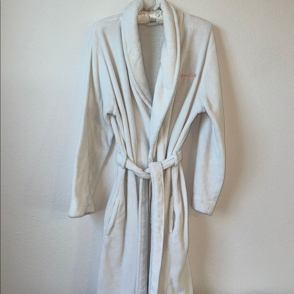 Calvin Klein Cream Plush Robe
